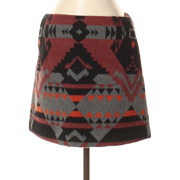 gap Dresses & Skirts - Gap Boho Chevron/Herringbone Skirt with Pockets